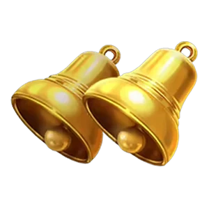 Gold bell symbol from the Burning Wins x2 paytable